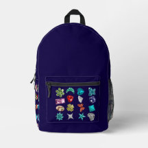 Vorbereiteter Teenager-Rucksack mit Pins