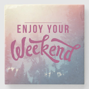 Vorbereitung auf das Wochenende Steinuntersetzer