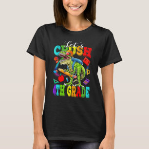 Vorbereitung auf den Absturz 4. Klasse 2035 Dinosa T-Shirt