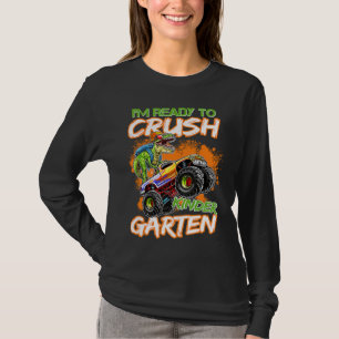 Vorbereitung auf den Crush Kindergarten LKW Dinosa T-Shirt