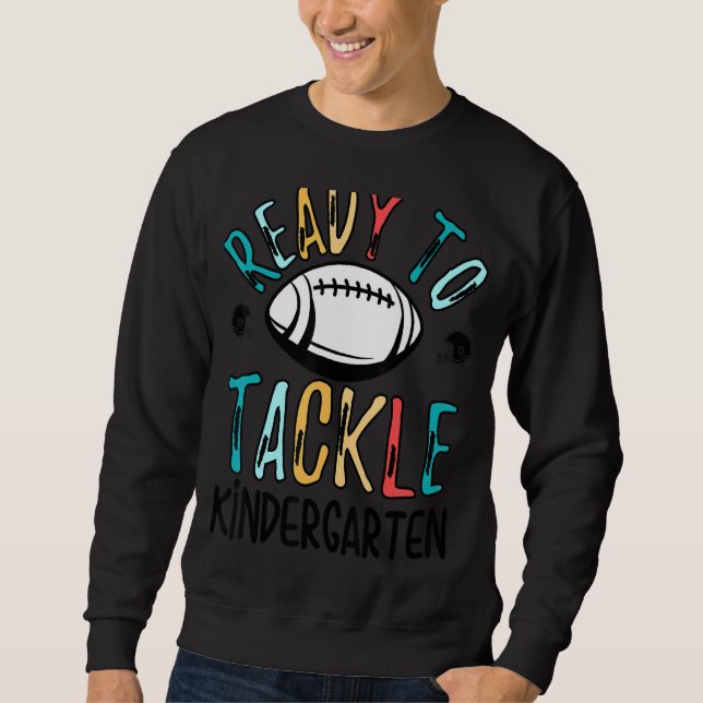Vorbereitung auf den Kindergarten Fußball am erste Sweatshirt (Vorderseite)
