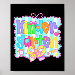 Vorbereitung auf den Kindergartenstart Coquette-Bo Poster