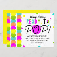 Vorbereitung auf den Pop Moderne, farbenfrohe Baby