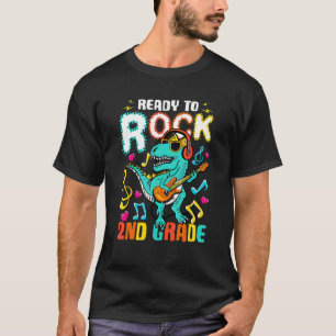 Vorbereitung auf den zweiten Grade Dinosaurier zur T-Shirt