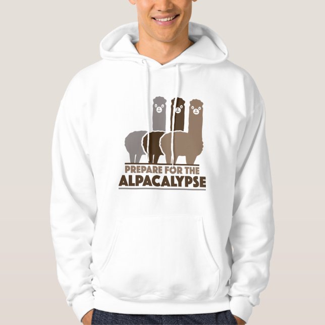 Vorbereitung auf die Alpacalypse Hoodie (Vorderseite)