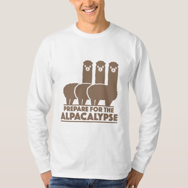 Vorbereitung auf die Alpacalypse T-Shirt (Vorderseite)