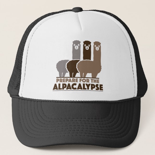 Vorbereitung auf die Alpacalypse Truckerkappe (Vorderseite)