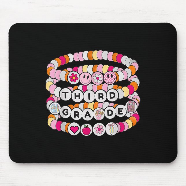 Vorbereitung auf die Schule Drittklässler-Armband  Mousepad (Vorne)