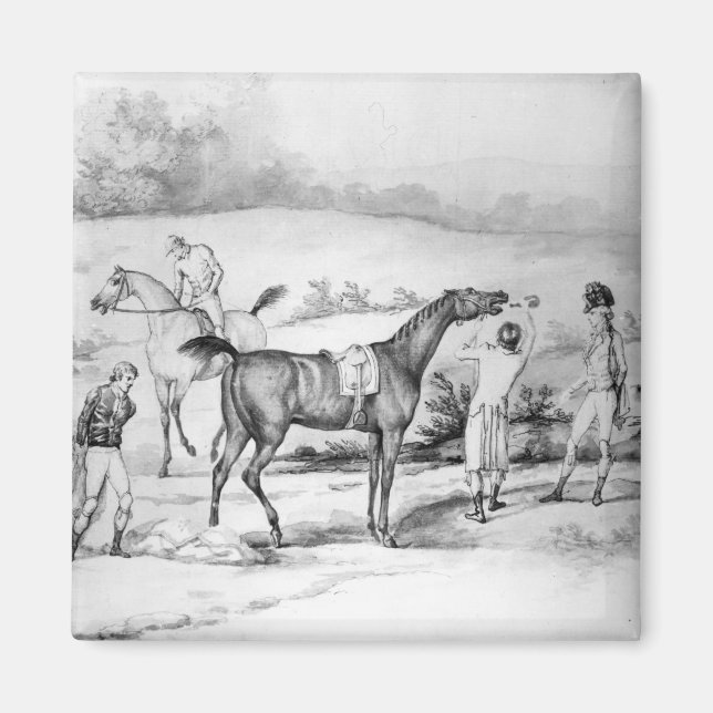 Vorbereitung auf ein Rennen Magnet (Vorne)