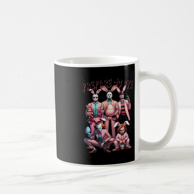 Vorbereitung auf Groovy Dye Funny Bunny Oaster Hor Kaffeetasse (Rechts)