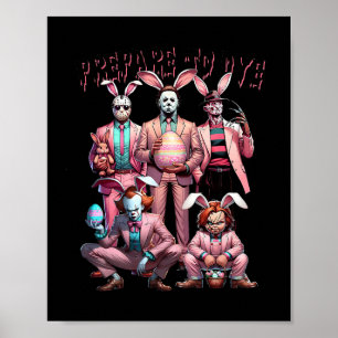 Vorbereitung auf Groovy Dye Funny Bunny Oaster Hor Poster