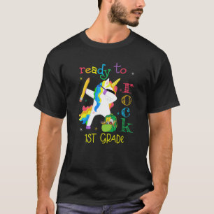 Vorbereitung auf Rock 1. Klasse Einhorn 1. Tag T-Shirt