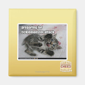 Vorbereitung auf Ticklemonsterattacken Magnet