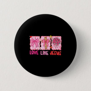 Vorbereitung auf Valentinstag Christliche Liebe wi Button