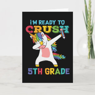 Vorbereitung Crush 5. Klasse Back School Einhorn E Karte