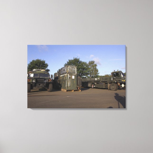 Vorbereitung der Ladung Leinwanddruck (Vorderseite)