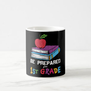 Vorbereitung des Ersten Schullehrers Kinder Crew Kaffeetasse
