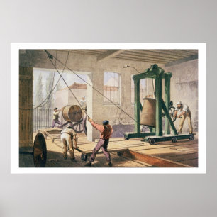 Vorbereitung des Kabels vom "Atlantischen Telegrap Poster