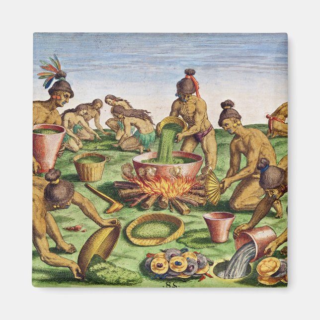 Vorbereitung eines Festes, aus "Brevis" Magnet (Vorne)