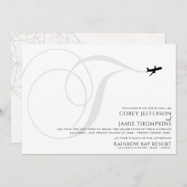 Vorbereitung für den Start der ersten Hochzeit Einladung