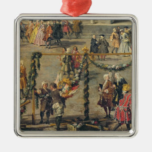 Vorbereitung für die Feuerwerks-Anzeige Ornament Aus Metall