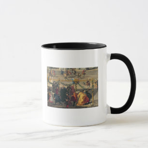 Vorbereitung für die Feuerwerks-Anzeige Tasse