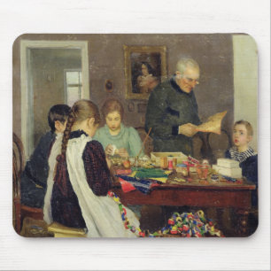 Vorbereitung für Weihnachten, 1896 Mousepad