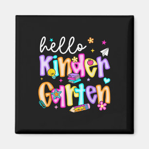 Vorbereitung Hello Kindergarten Zurück zur Schule Magnet