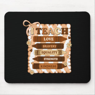 Vorbereitung Ich unterrichte schwarze Geschichte M Mousepad