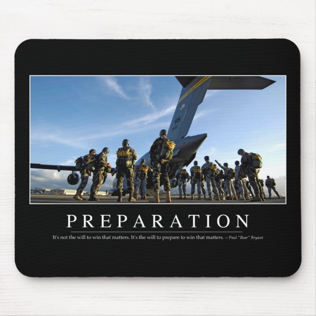 Vorbereitung: Inspiration Mousepad (Vorne)