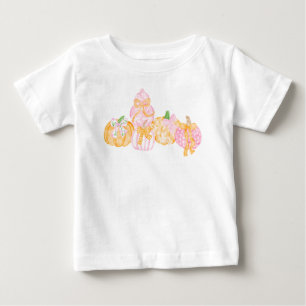 Vorbereitung Kürbis und Schleifen Thanksgiving-Fei Baby T-shirt