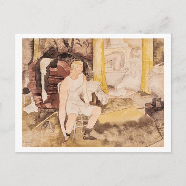 Vorbereitung Postkarte (Vorderseite)