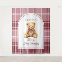 Vorbereitung Teddybär Rosa Schleife Geburtstagsfot