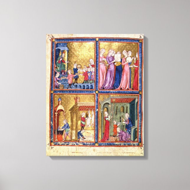 Vorbereitungen für den Pessach Leinwanddruck (Vorderseite)