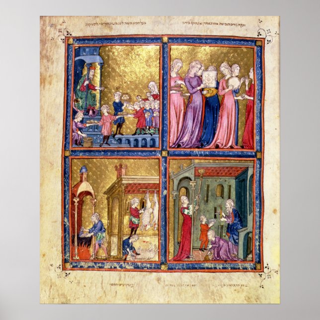 Vorbereitungen für den Pessach Poster (Vorne)