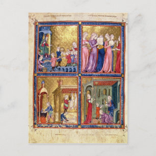 Vorbereitungen für den Pessach Postkarte