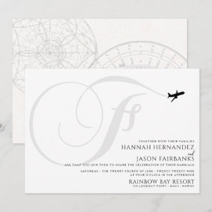 Vorbereitungen für den Start der ersten Hochzeitsf Einladung