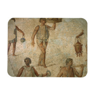 Vorbereitungen für ein Bankett, Fragment des Magnet