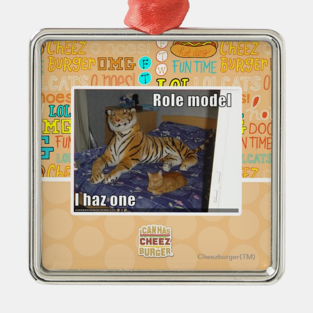 Vorbild, I haz eins Ornament Aus Metall (Vorne)