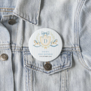 Vorbilder Junge zum ersten Geburtstag mit Schaukel Button
