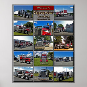 Vorbildliche Collage W.A. Spencer A Poster