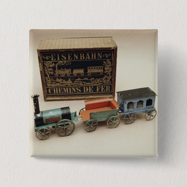 Vorbildliche Eisenbahn, c.1870 Button (Vorderseite)