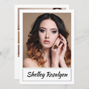 Vorbildliche Schauspieler-Baut.-Karte. Zedkarte. Einladung