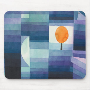 Vorbote der abstrakten Herbstwasserfarbe Paul Klee Mousepad