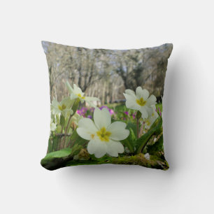 Vorbote des Spring Throw Cushion Kissen