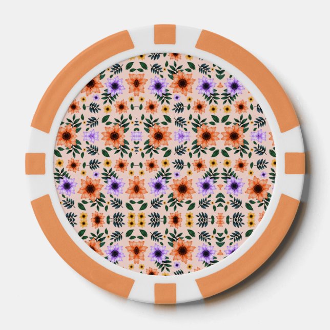 Vorder- und Rückansichten eines Pokerchips  (Vorderseite)