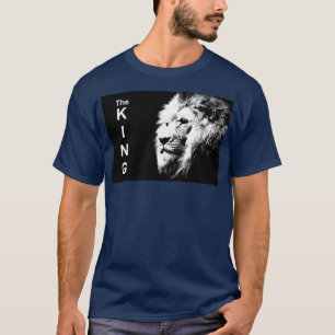 Vorder- und Rückseite des King Modern Pop Art Lion T-Shirt