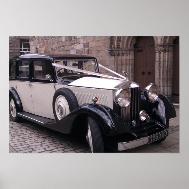 Vorderansicht der Rolls Royce 1936 20/25 Poster (Vorne)
