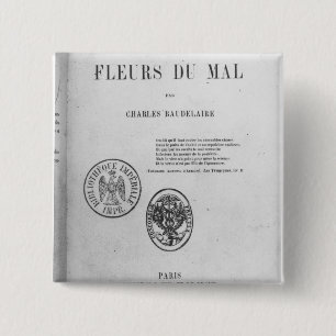 Vordere Abdeckung, Erstausgabe von 'Les Fleurs DU Button