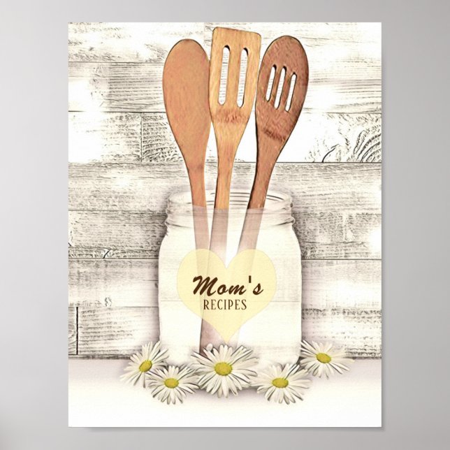 Vordere Beilage für einen benutzerdefinierten Reci Poster (Vorne)